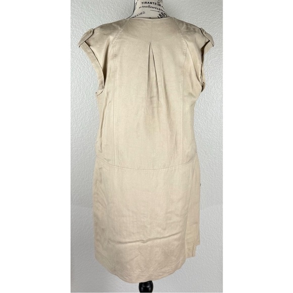 Melanie Lyne Button Front Linen Dress, size 8 - Picture 7 of 12